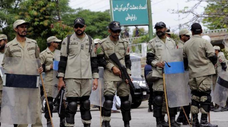 The police and Pakistans paramilitary forces have raided both Sunni and Shiite religious seminaries over the last two days, detaining an unspecified number of people. (Photo: Representational Image/AFP)