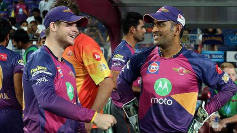 MS Dhonis guidance to skipper Steve Smith has played a pivotal in Rising Pune Supergiants march into the IPL 2017 final. (Photo: BCCI)