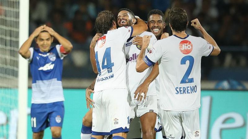 Favourites Bengaluru will have their task cut out against Chennaiyin FC, who have made the summit due to their hard work and perseverance.(Photo: ISL Media)