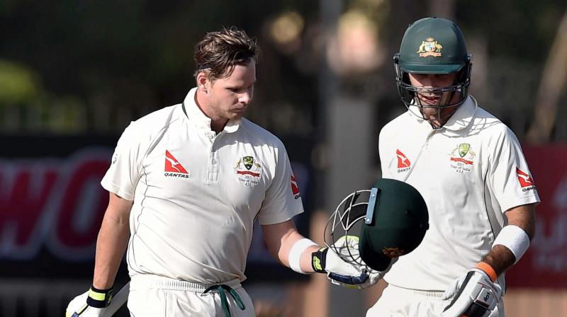 Glenn Maxwells proficiency against spin also helped Steve Smith to play his own game. (Photo: PTI)
