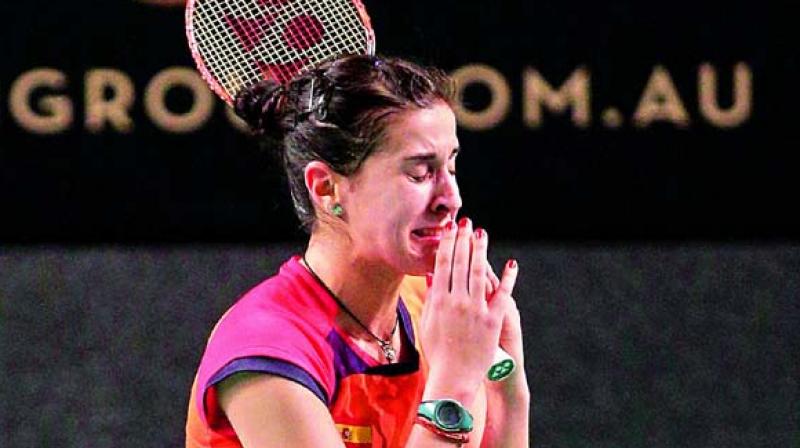 World no. 3 Sung Ji Hyun pulled off an upset win over world no. 2 and reigning Olympic champion Carolina Marin in a womens singles thriller of the Badminton Premier League at NSCI here on Wednesday.