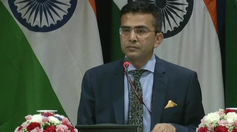 Our mission in Hong Kong has informed that Department of Justice of Hong Kong are still examining our request for provisional order of arrest of Nirav Modi. We are awaiting response, MEA spokesperson Raveesh Kumar said. (Photo: ANI/Twitter)
