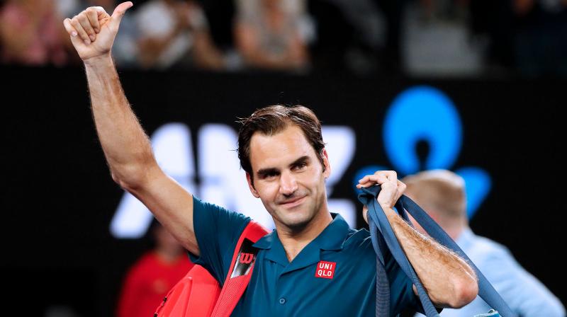 A video showing Federer stopped by a security guard in a hallway outside a locker room at the Grand Slam tournament made the rounds on Twitter on Saturday, drawing a mix of amazement and amusement. (Photo: AFP)