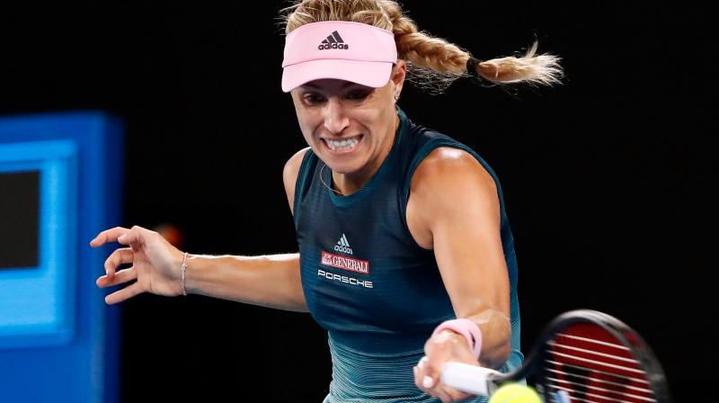 Three-time Grand Slam champion Kerber, 31, arrived in Melbourne Park as one of the favourites for the title. (Photo: AFP)