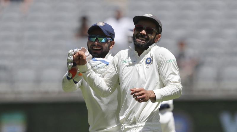 The wicketkeeper-batsman ended the five-Test series as the second-highest run-scorer after Cheteshwar Pujara in Australia, notching 350 runs in seven innings. (Photo: AP)