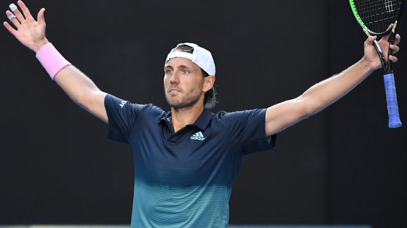 Pouille fought back from a break down in the first set to win 7-6 (7/4), 6-3, 6-7 (2/7), 6-4 and reach the last four of a Slam for the first time. (Photo: AFP)