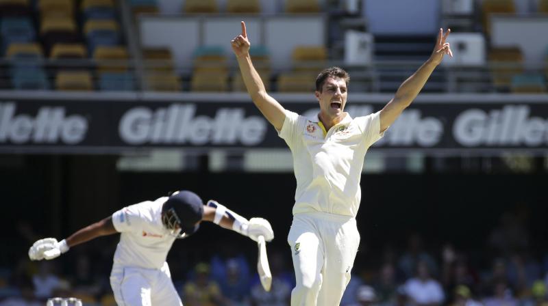 Led by a brilliant display of fast bowling from Pat Cummins, the Australians dominated a Sri Lankan outfit that never came to terms with the pace and bounce of the Gabba wicket. (Photo: AP)