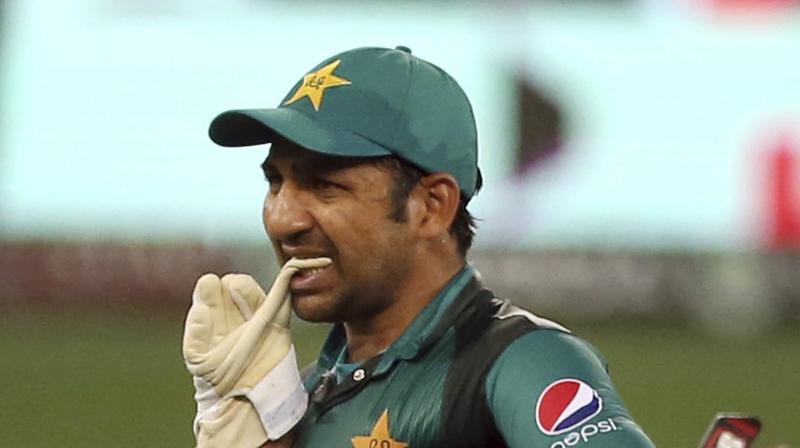 Sarfraz, the Pakistan wicketkeeper, was caught on a stumps microphone in the second ODI in Durban racially taunting the South African player in the Urdu language. (Photo: PTI)