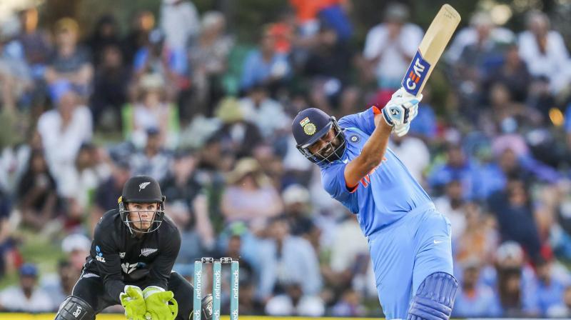 Rohit would aim to tighten the noose around New Zealand in what could be another batting friendly track at Seddon Park. (Photo: AP)