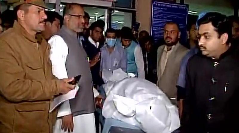 Earlier, 78-year-old Ahamed complained of uneasiness and breathlessness. (Photo: ANI)