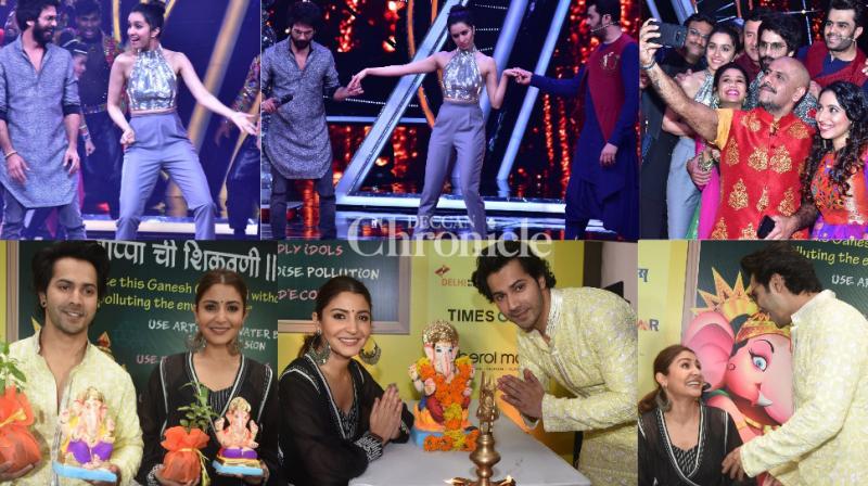 Shahid-Shraddhas cool grooves, Varun-Anushka seek Ganeshas blessings