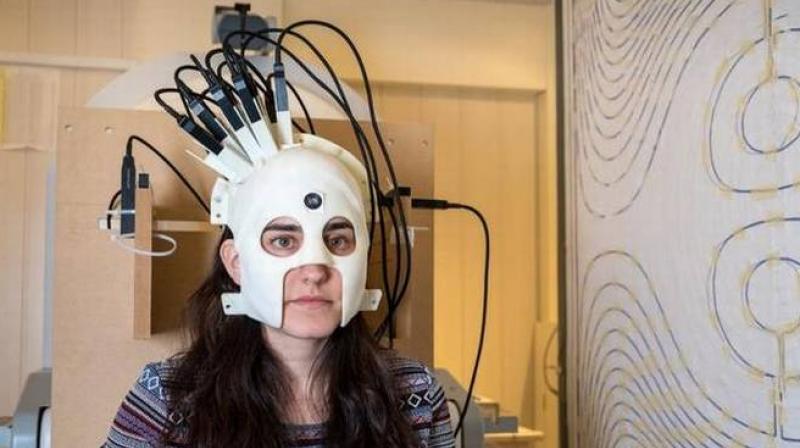 Results from tests of the scanner showed that patients were able to stretch, nod and even drink tea or play table tennis while their brain activity was being recorded, millisecond by millisecond, by the magnetoencephalography (MEG) system. (Photo: AFP)