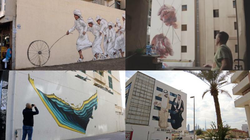 Street art adds life and colour to walls in Dubai