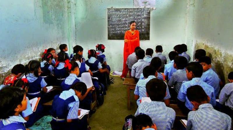 Five new teachers were deputed to teach students in Government School in Vallabharaopally village in Midjil mandal a day after the collector gave marching orders to five teachers including school principal. (Representational image)