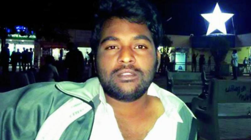 UoH research Scholar Rohith Vemula