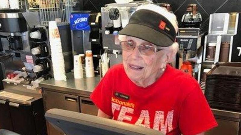 Loraine Maurer has been working at a McDonalds outlet in Evansville, Indiana for over four decades. (Photo: Twitter)