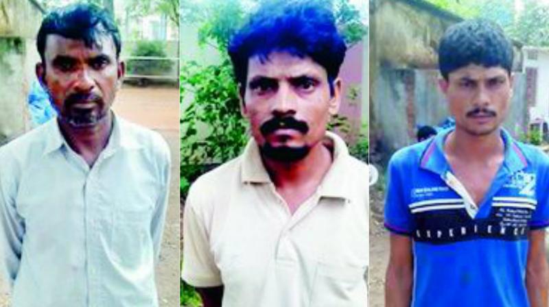 Pictures of the inter-state offenders released by the Rachakonda police.