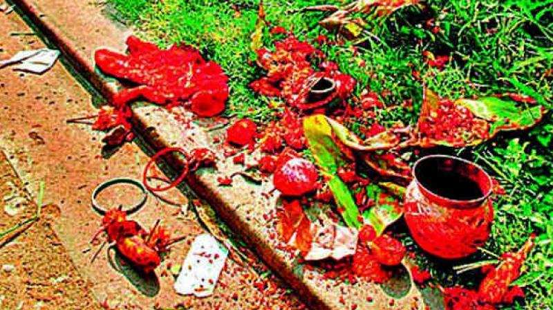 A centuries-old tradition offering puja to bhootha (demon) by way of fighting against the bad influences of other demons continues in Rayalaseema and adjacent Karnataka areas.