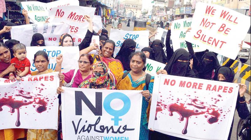 According to the National Crime Records Bureau, of the 3,38,954 crimes against women in 2016, 820 cases were reported from Bengaluru under the category of assault on women with intent to outrage her modesty.