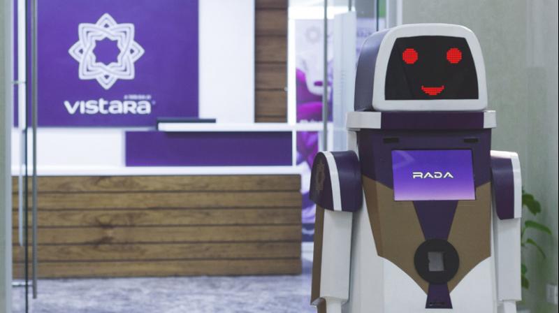 The robot has been envisioned and incubated under Vistaras Innovation initiative. (Photo: Vistara)