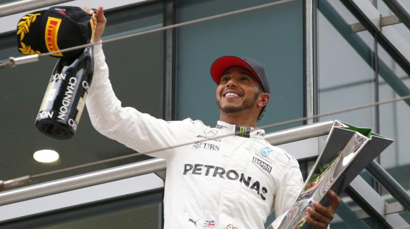Lewis Hamilton steered his Mercedes to his fifth Chinese Grand Prix win. (Photo: AP)