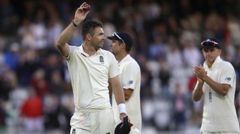 Anderson took his 27th Test five-wicket haul, picking 5/20, as India were bowled out for 107 runs with rain intervening thrice during this innings. (Photo: AP)