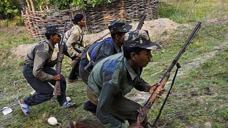 Maoists murdered the husband of a naib sarpanch in Odishas Koraput district and torched at least seven vehicles engaged in road works. (Photo: PTI/Representational)