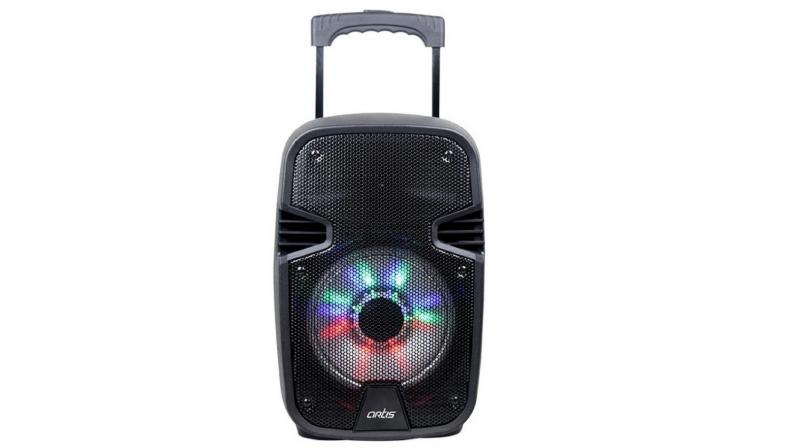 The speakers feature a wireless Bluetooth audio streaming and AUX functions and are compatible with all audio devices.