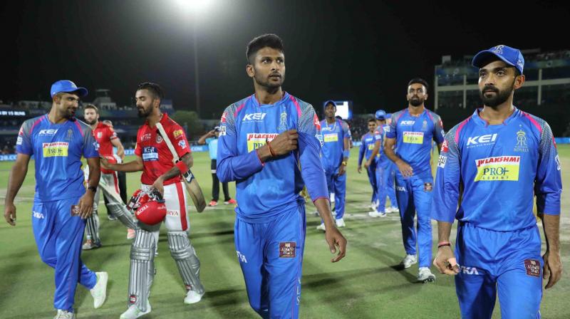 KL Rahuls unbeaten 95 went in vain as Rajasthan Royals (RR) defeated Kings XI Punjab (KXIP) by 15 runs to keep alive their playoff hopes. (Photo: BCCI)