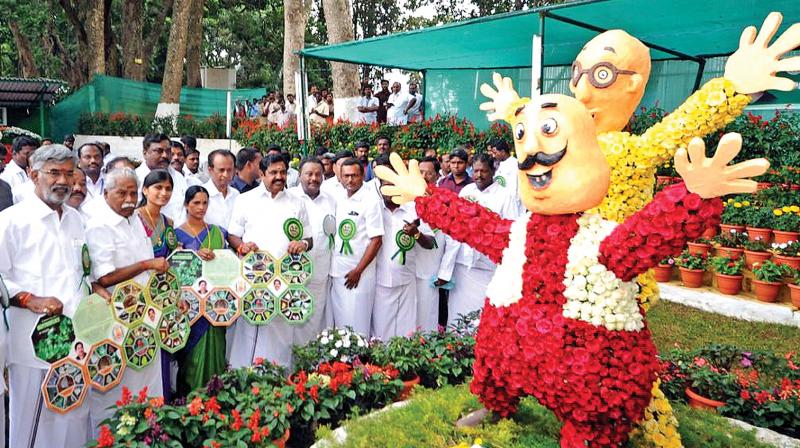 CM inaugurating 43rd Summer festival and Flower show at Yercaud hills on Saturday.  (Photo:DC)