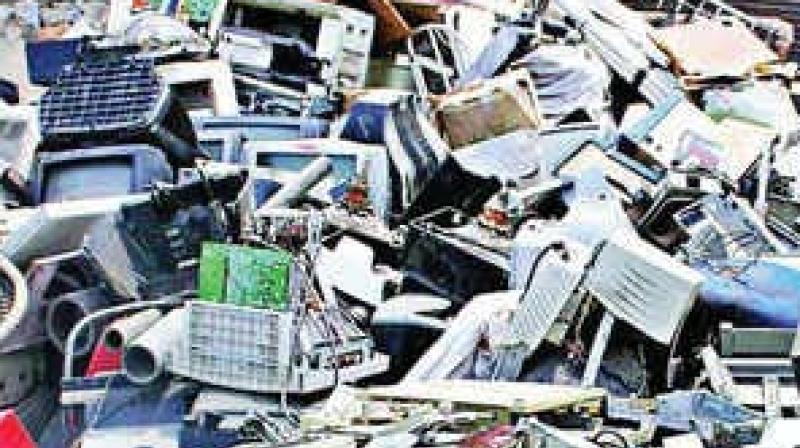 e-waste in the country is predicted to touch a million tonnes by year-end.