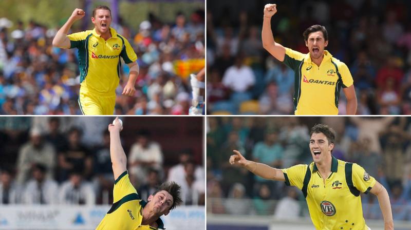 Ahead of their opening clash against NZ, Australia must decide if they want to play their 4 pacemen, who have rarely been fit together. (Photo: AP/ AFP)