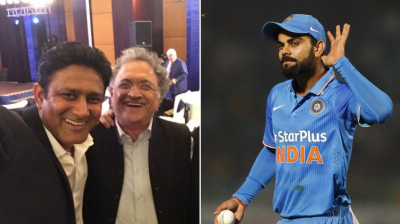 Ramachandra Guha wasnt particularly happy about the speculation surrounding Anil Kumble. (Photo: Twitter/ AP)