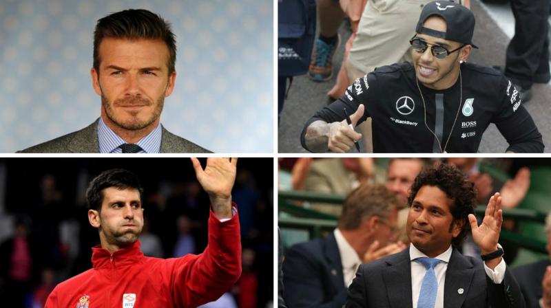 UNIFEFs Super Dads features stars from the world of entertainment and sport including Tendulkar, Beckham, Djokovic and Lewis Hamilton. (Photo: AFP/ AP)