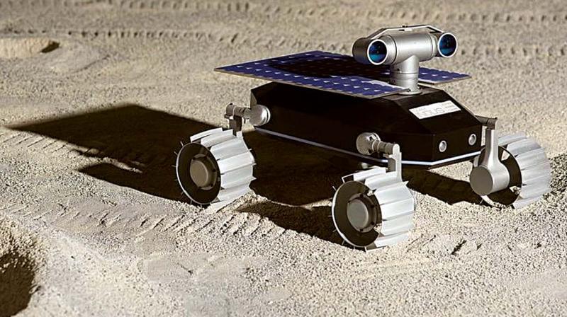 The Team Indus lunar rover (For representation only)