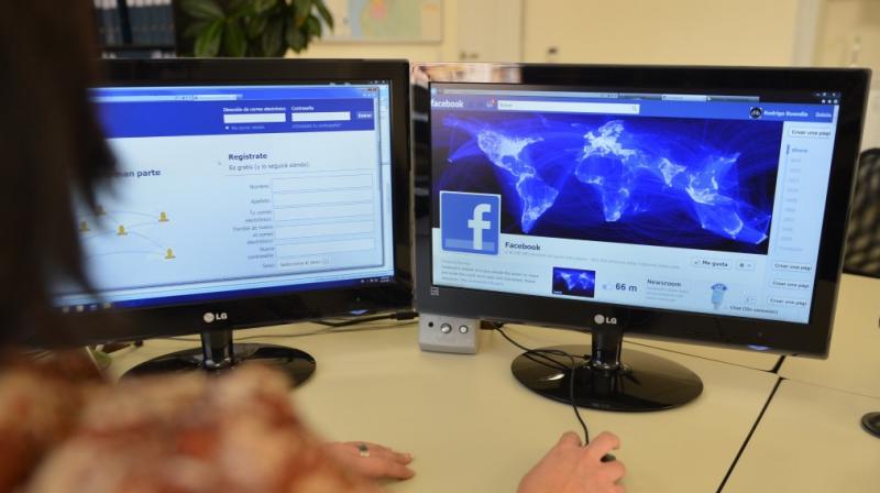 Facebook-related images affect time by changing how we pay attention to them (Photo: AFP)