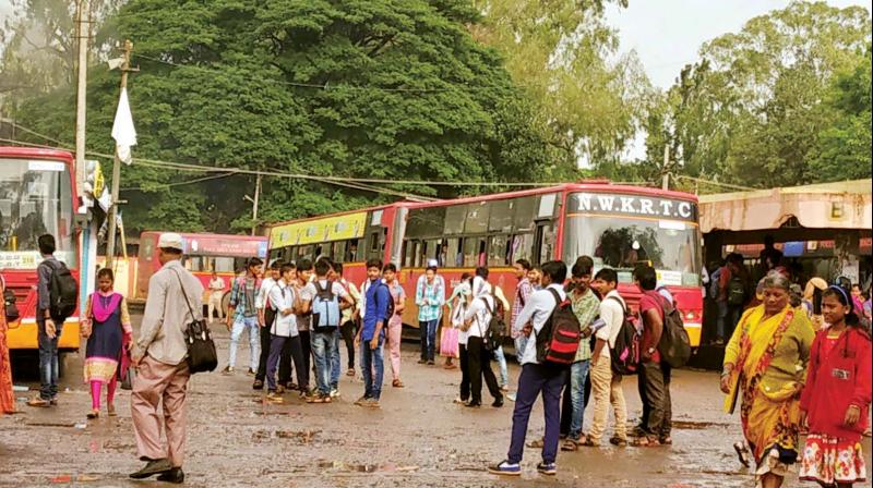 Buses and other vehicles ran as usual in Belagavi on Thursday when some  organisations called for a bandh on the issue of statehood for North Karnataka.