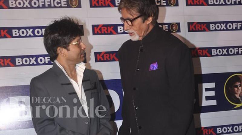 KRK and Amitabh Bachchan.