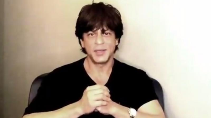 Screengrab from the video posted by Shah Rukh Khan.