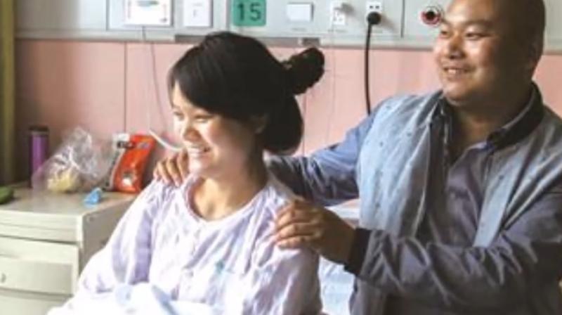 Yang Li, 24, underwent an abortion so that she could donate her bone marrow to her brother, Yang Jun. (Credit: YouTube)