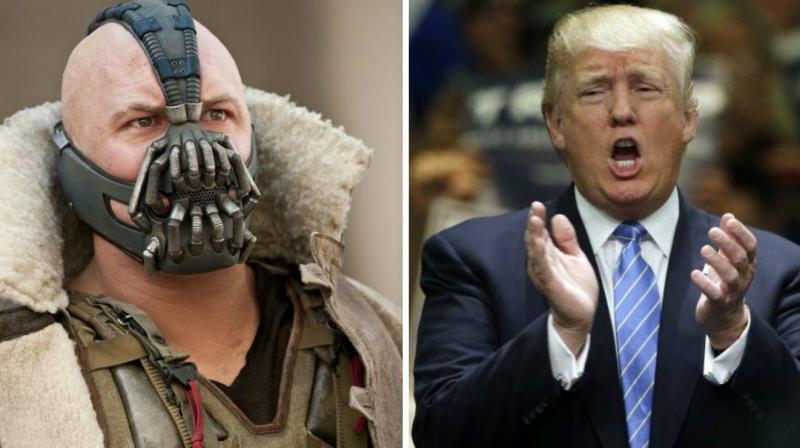 A small part of the US President-elect Donald Trumps inaugural speech was sounded somewhat similar to the dialogues of \The Dark Knight Rises\ popular villain Bane. (Photo: AP)