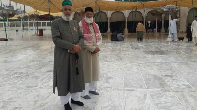 Indian clerics Syed Asif Nizami and Nazim Nizami (Photo: ANI)