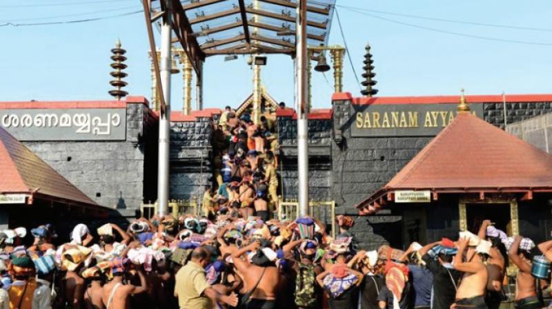 Advocate Parasaran, appearing for Nair Society, one of the intervenors, said Sabarimala was a unique temple where other than Hindus, Christians, Muslims and even foreigners are allowed entry. (Photo: sabarimala.kerala.gov.in)