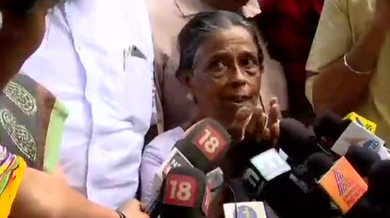 I am happy that the court has delivered the sentence when the Onam festival is just round the corner. They caught my son during the Onam festivities. Before this onam, they have been sentenced. This is a lesson to all, 67-year-old Prabhavathy told reporters outside court. (Photo: Twitter | ANI)