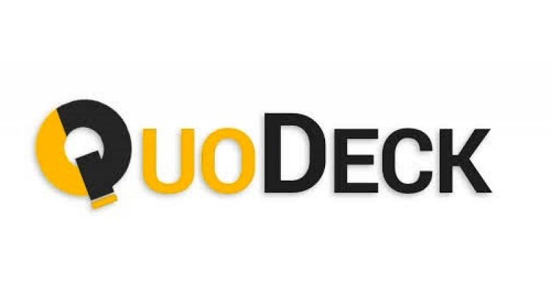 QuoDeck logo.