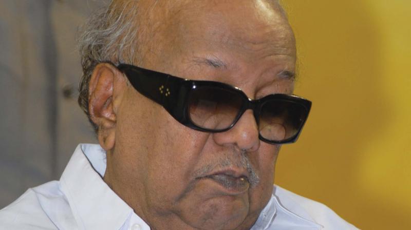 Late DMK chief M. Karunanidhi
