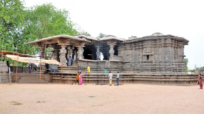 Thousand pilloried Hanamkonda temple in Warangal.