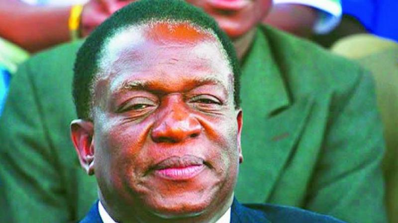 Zimbabwes President Emmerson Mnangagwa
