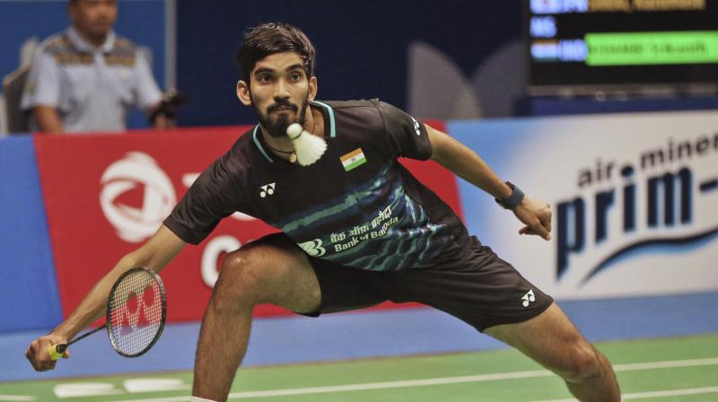 Kidambi Srikanth lost 11-21 21-15 20-22 to the unseeded Chinese at the Arena Birmingham here in a 52-minute battle. (Photo: PTI)
