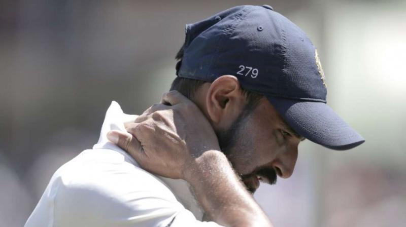 On Thursday, Shami met with BCCIs ACSU chief Neeraj Kumar in Delhi to speak his side of story. (Photo: AFP)